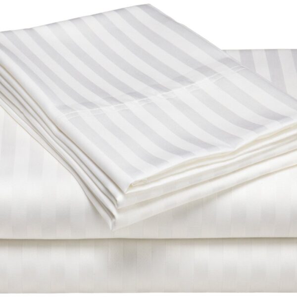 100% Cotton Satin Strips Bedsheets - Image 5