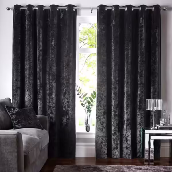 Wholesale Hotel Velvet Bedroom Living Room Blackout Curtain - Image 2