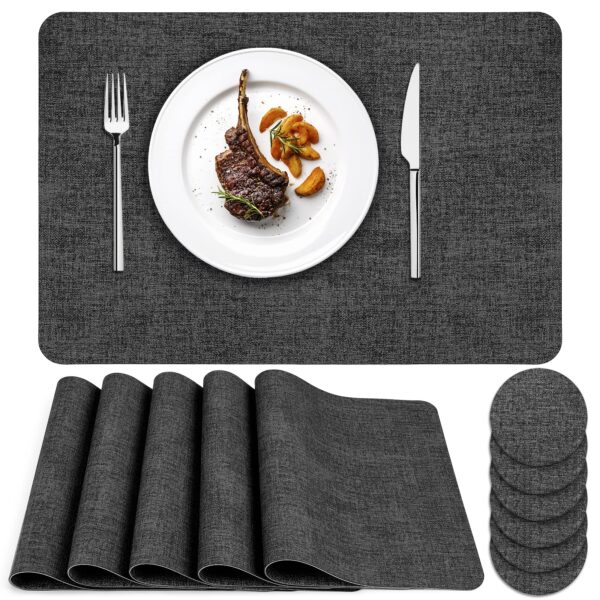 Kikasa Hotel Place Mats - Elegant and Durable Table Protection